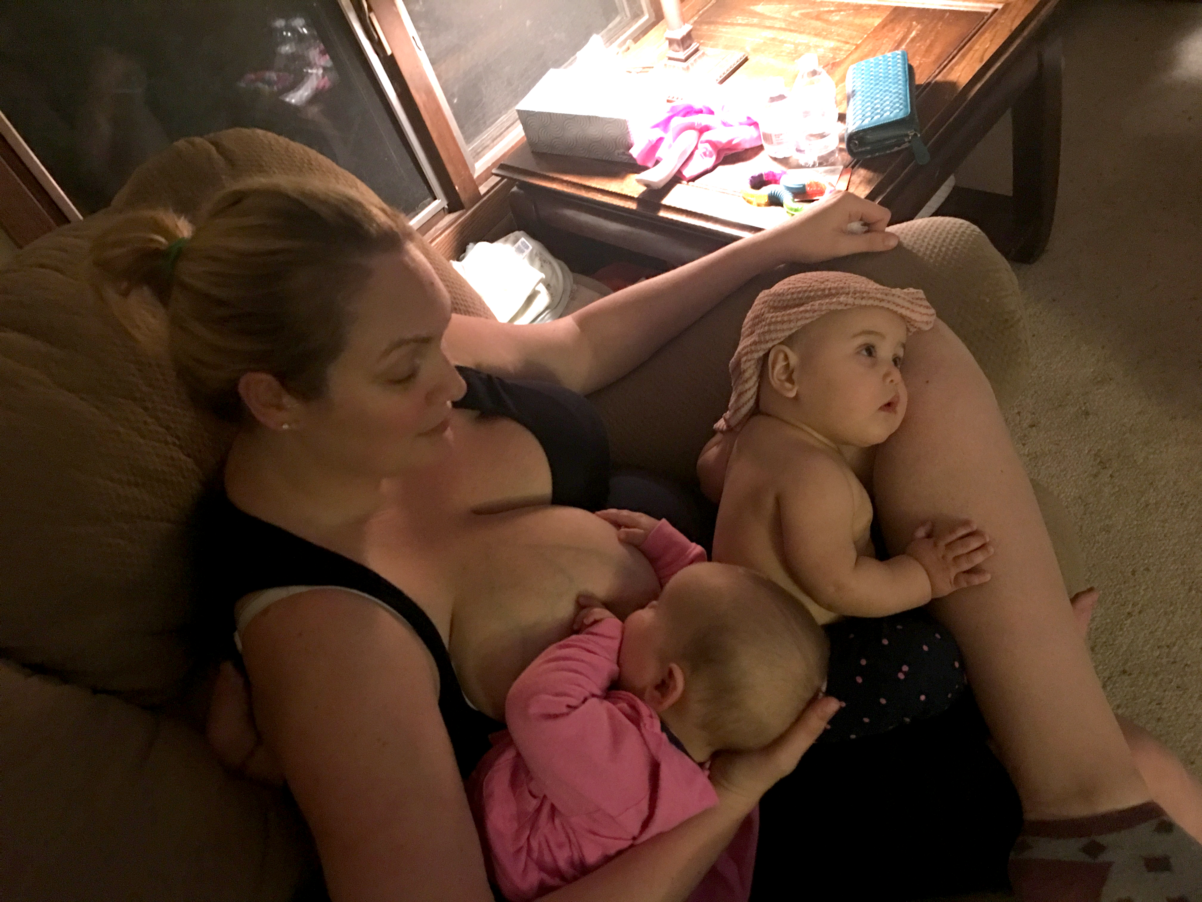breastfeeding a twin